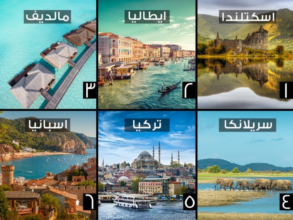 صوّتي لأفضل بلد سياحي لزيارته مع العائلة
