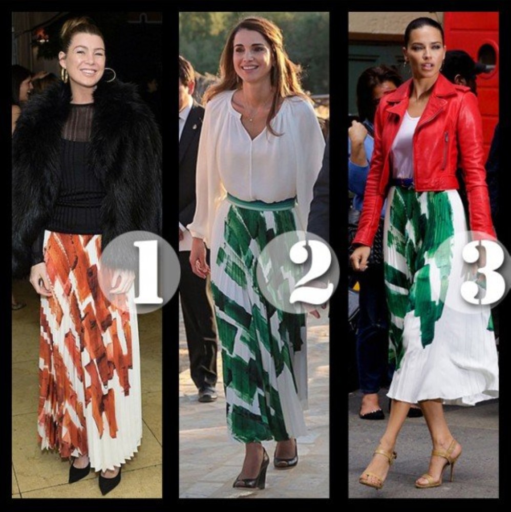 مَن ارتدت تنورة Céline بطريقة أجمل؟