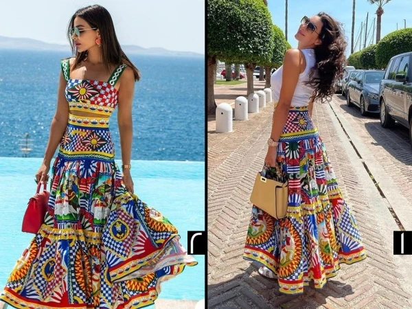 بين ياسمين صبري ومهيرة عبد العزيز من ارتدت تنورة Dolce & Gabbana بطريقة أفضل؟