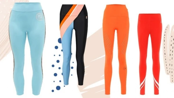 موديلات سروال ليقنز ملونة للرياضة، للوك مرح في خريف 2020