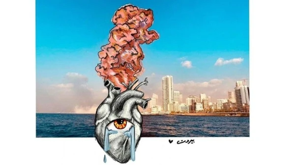 رسومات توضيحية مؤثّرة انتشرت على السوشيل ميديا بعد انفجار بيروت