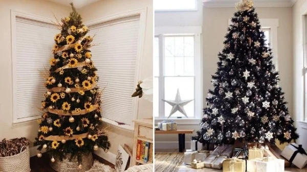 5 أشكال وزينة شجرة كريسماس غير تقليدية