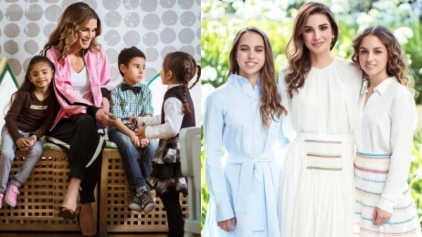 لحظات عفويّة تظهر الملكة رانيا بطريقة بعيدة عن الصورة النموذجية