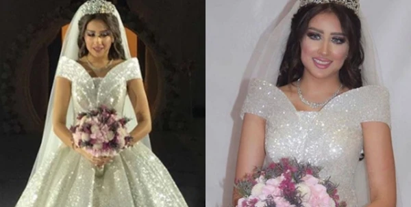 صور حفل زفاف الممثلة الكويتية فرح الهادي والممثل الإيراني عقيل الرئيسي