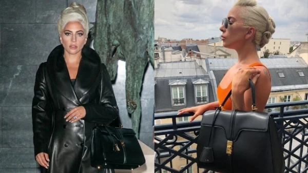 Lady Gaga تطرح حقيبة Céline الأولى من Hedi Slimane في باريس ومدينة البندقيّة