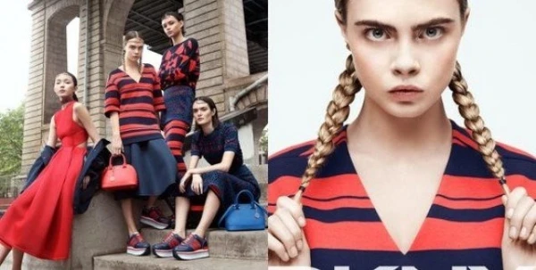 Cara Delevingne مجدّداً في حملة DKNY لربيع 2015