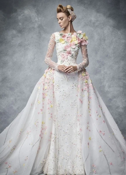 Georges Hobeika وSwarovski يقدّمان فستان زفاف الأحلام