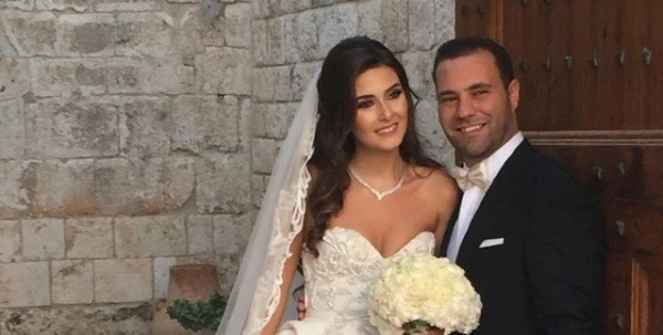 ملكة جمال لبنان تتزوّج مرتدية فستان من Tony Ward Couture