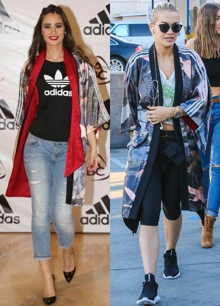 مَن ارتدت كيمونو Adidas x Rita Ora بطريقة أفضل؟