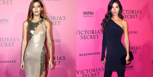إطلالات العارضات والنجمات على سجادة Victoria’s Secret الورديّة لعام 2016
