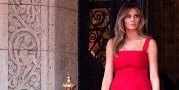 الفساتين الصيفيّة تمدح قوام Melania Trump في إطلالتين فائقتي الأنوثة