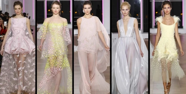أي فستان أحببتِ أكثر من عرض أزياء Georges Chakra للخياطة الراقية لربيع 2018؟