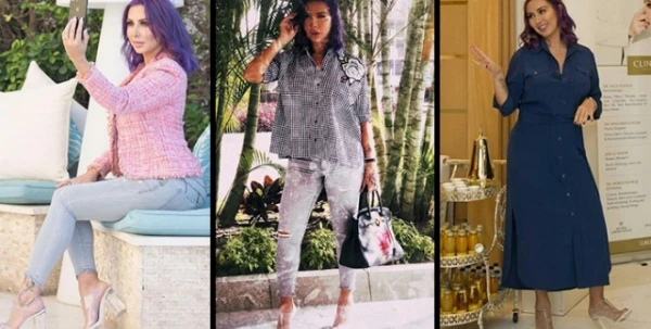جويل ماردينيان لا تتخلّى عن حذاء Givenchy الشفاف في إطلالاتها اليوميّة خلال موسم ربيع 2018