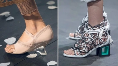 الأشكال المبتكرة لكعب الحذاء... ستجعلكِ مواكبة لآخر صيحات موسم ربيع وصيف 2019