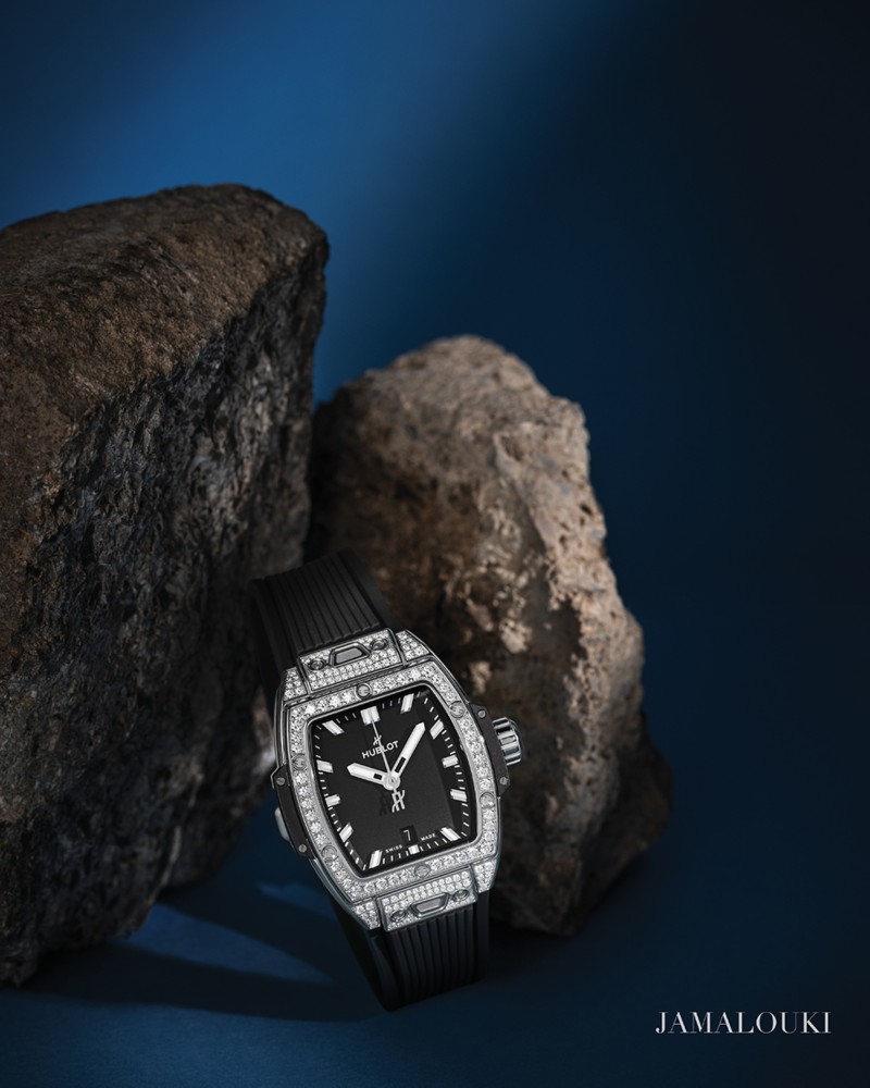 جلسة تصوير خاصة بساعات Hublot الجديدة