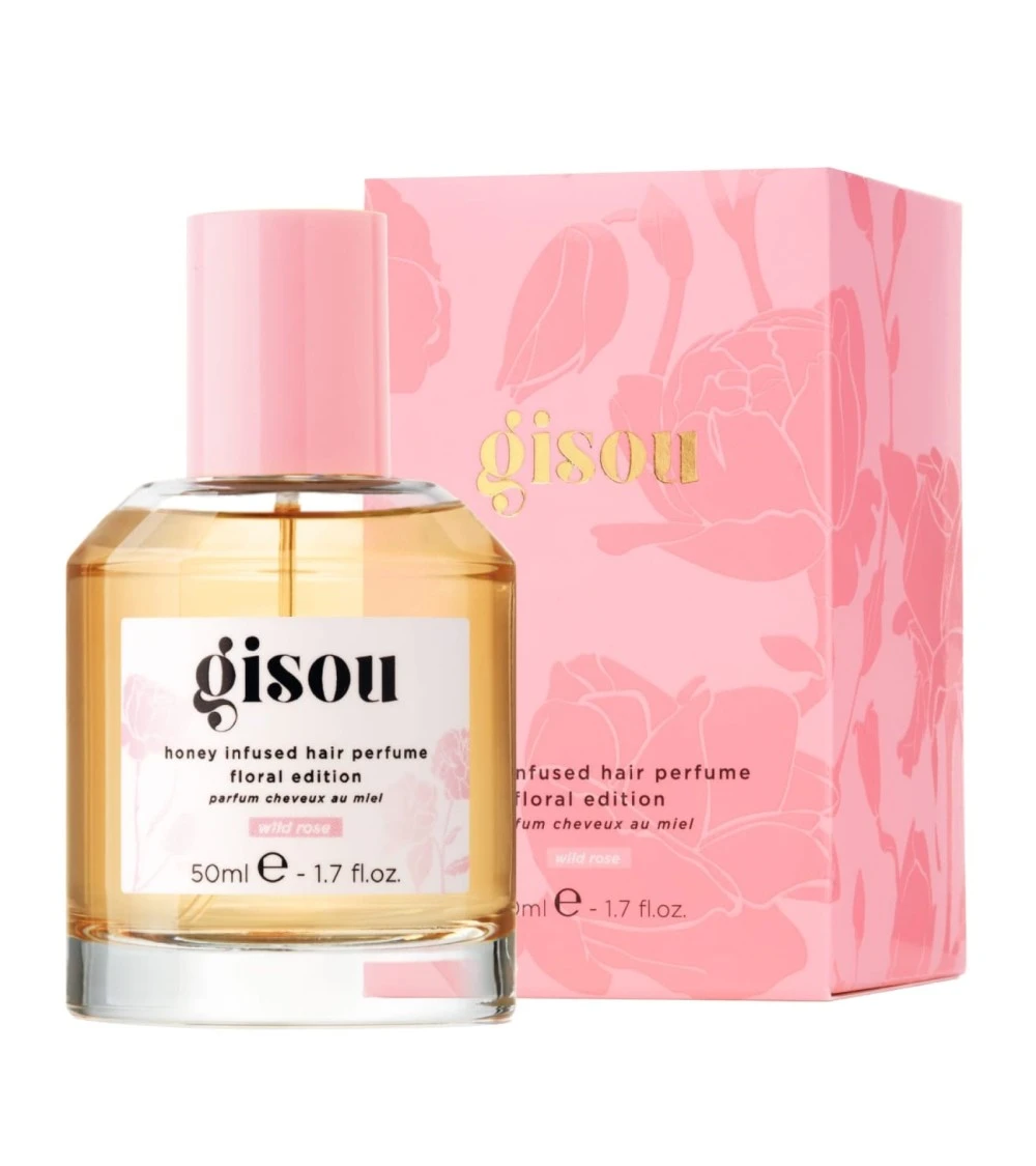 Gisou تطلق الوردة البرية، الإصدار الزهري من عطر الشعر المشبّع بالعسل 