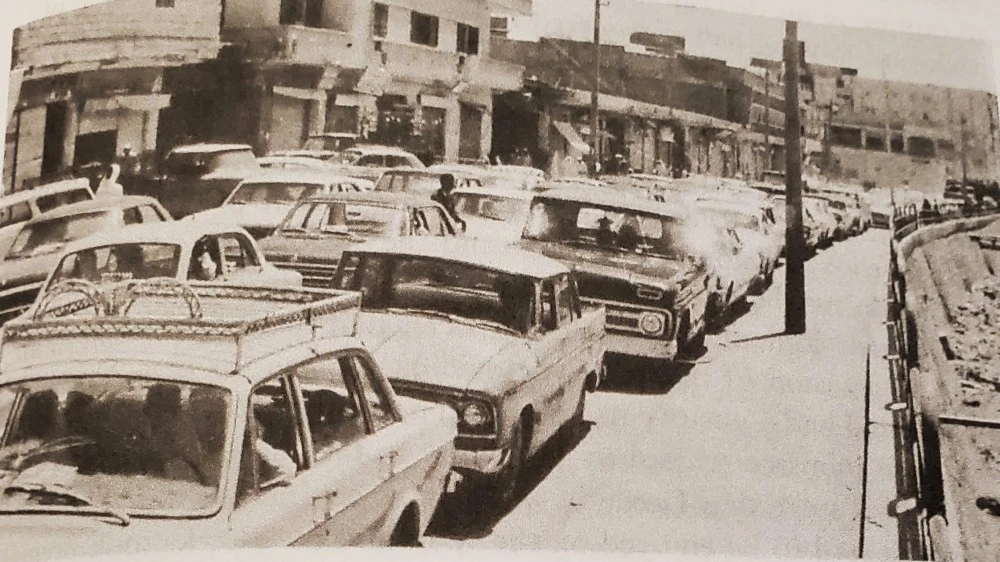 أحد شوارع الرياض في عام 1968