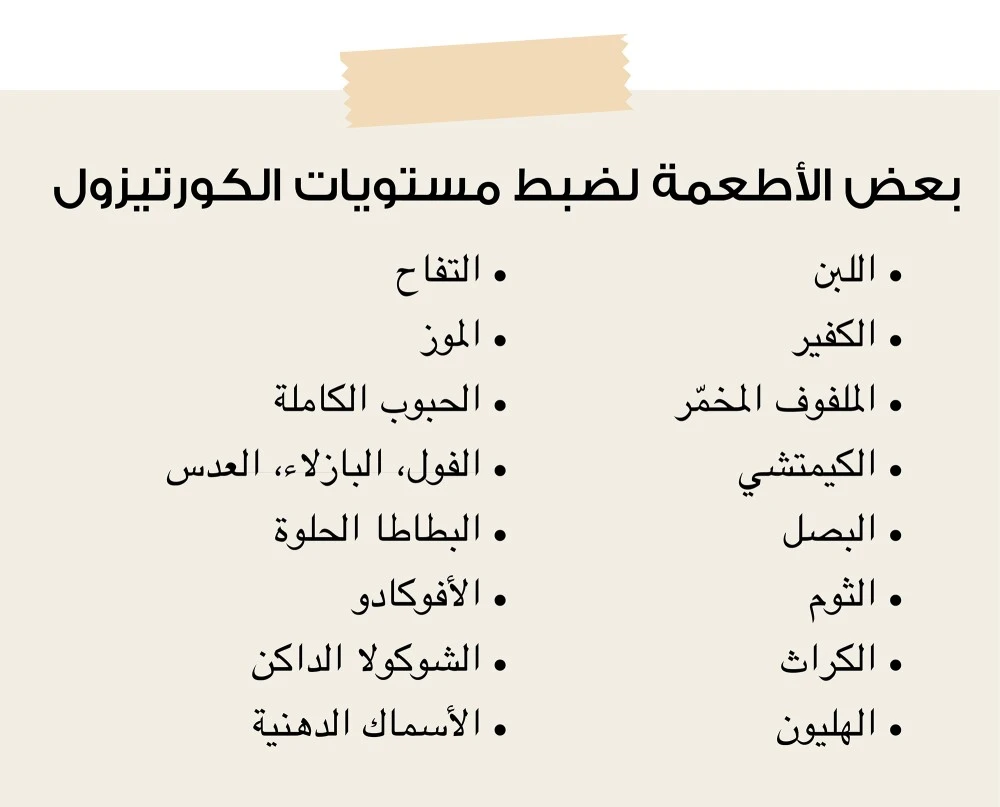 ارتفاع هرمون الكورتيزول: اكتشفي معنا لغز التوتر وتأثيره على جسمكِ