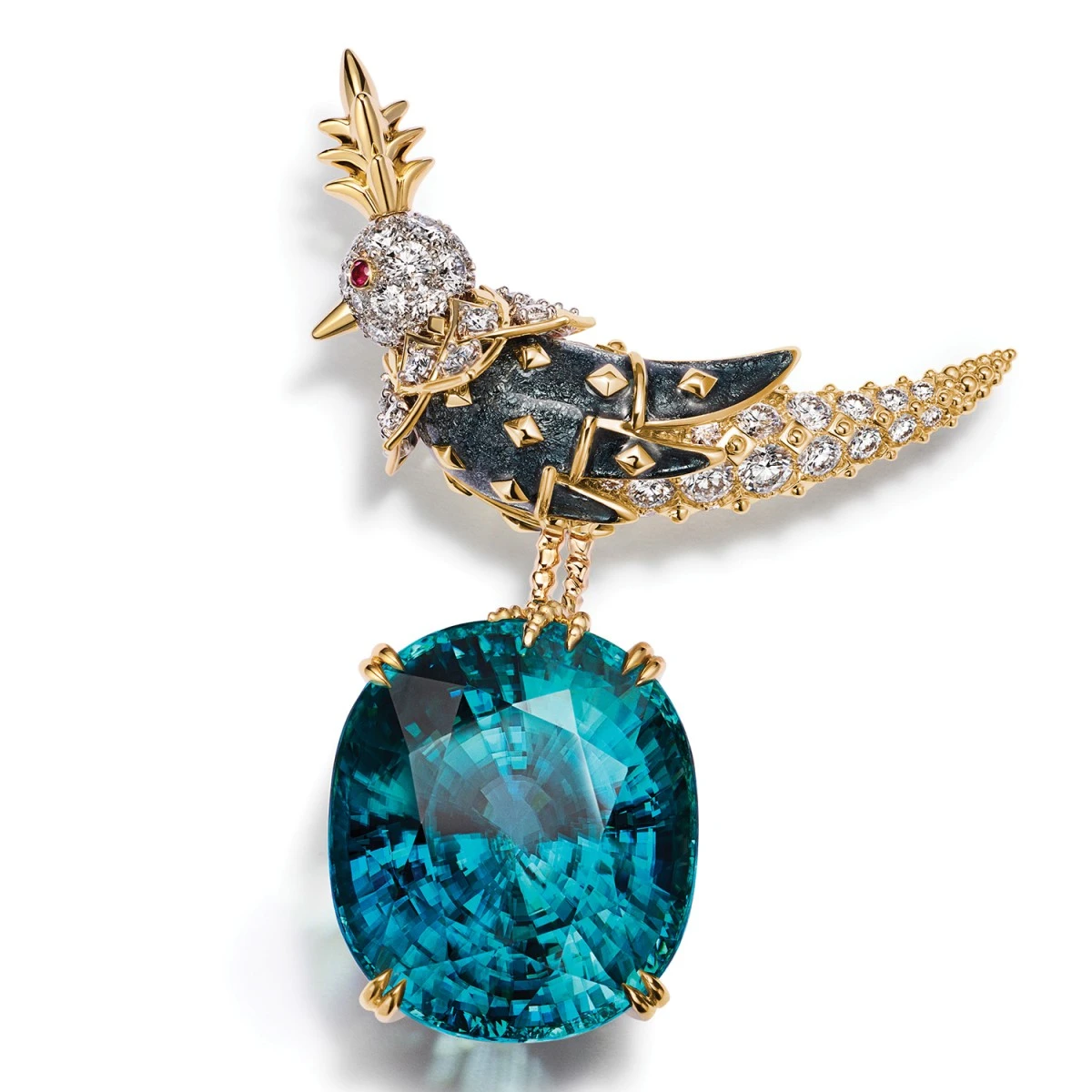 مجموعة Rainbow Bird On A Rock من .Tiffany & Co: مجوهرات تجسّد الحريّة