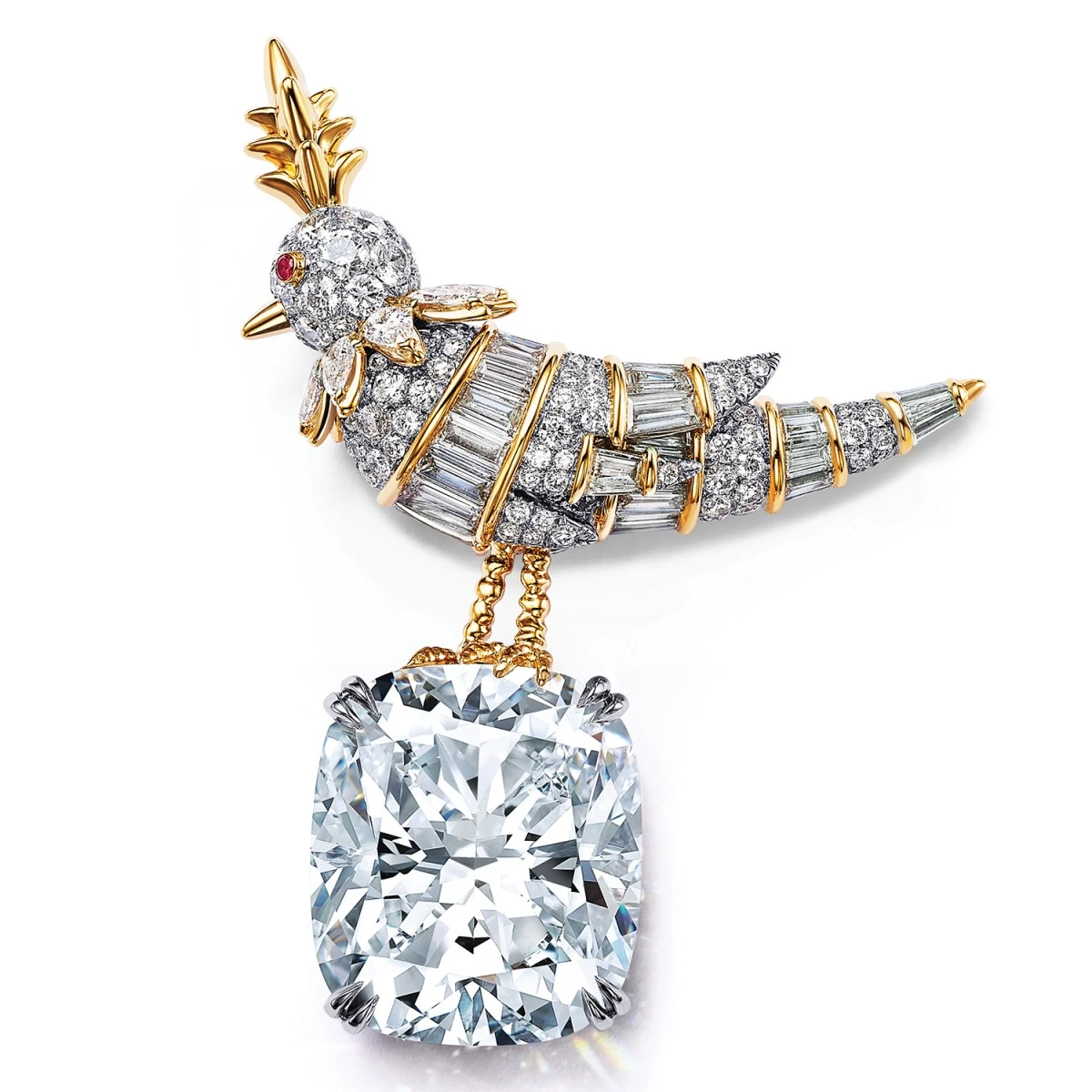 مجموعة Rainbow Bird On A Rock من .Tiffany & Co: مجوهرات تجسّد الحريّة