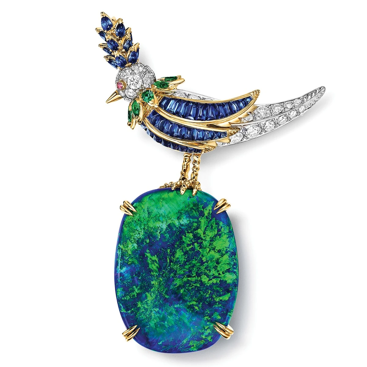 مجموعة Rainbow Bird On A Rock من .Tiffany & Co: مجوهرات تجسّد الحريّة