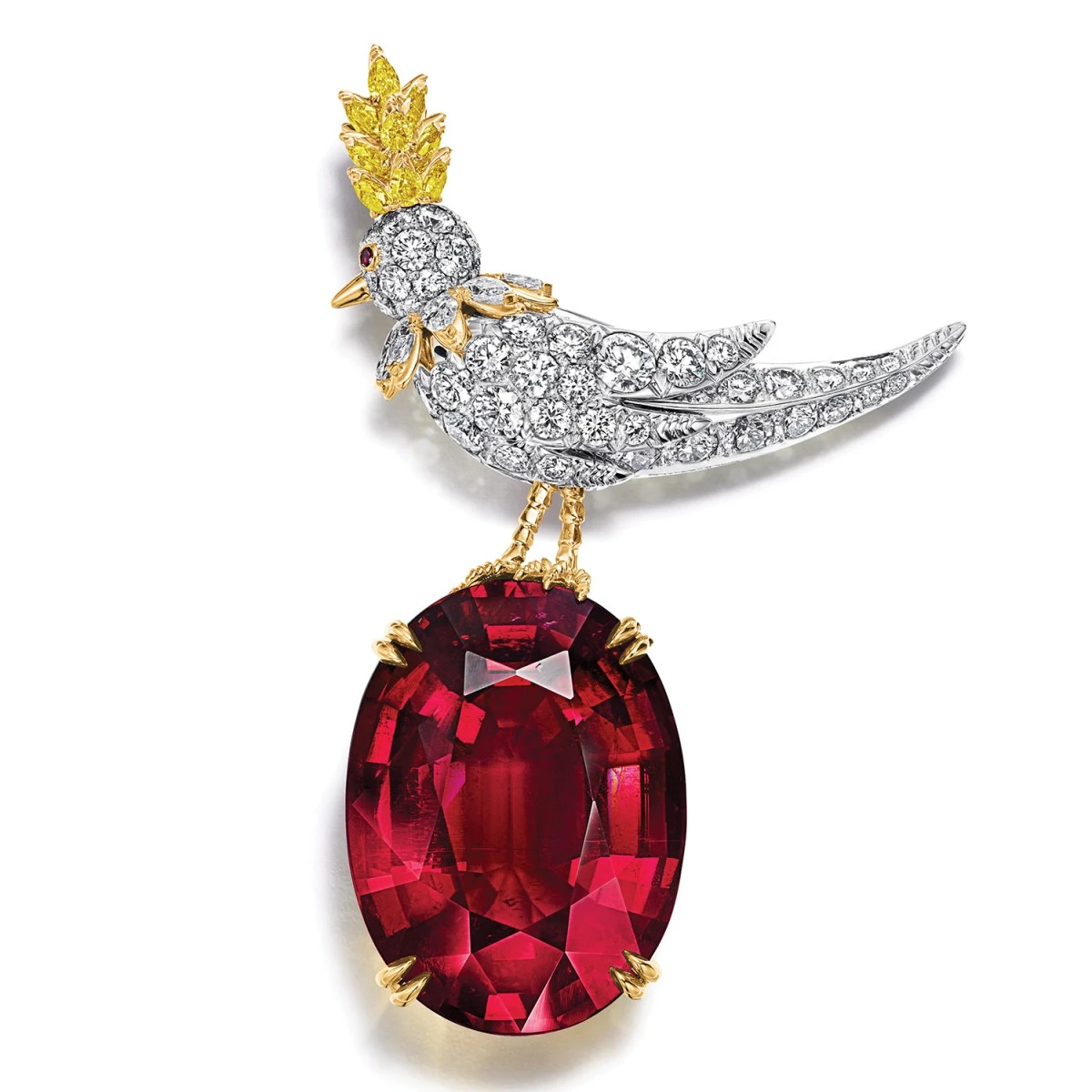 مجموعة Rainbow Bird On A Rock من .Tiffany & Co: مجوهرات تجسّد الحريّة