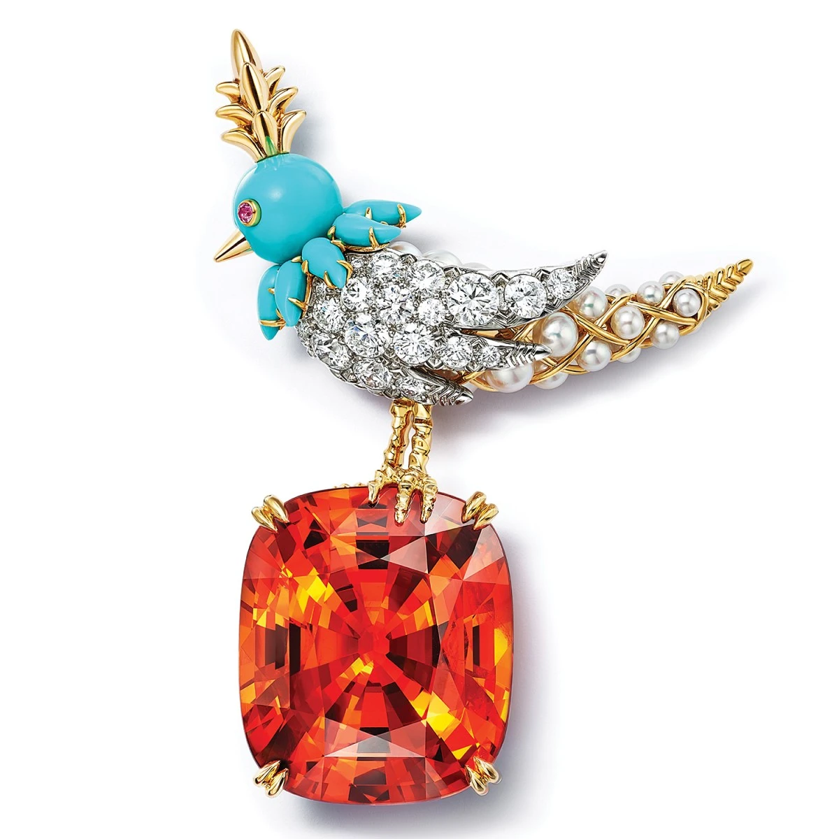 مجموعة Rainbow Bird On A Rock من .Tiffany & Co: مجوهرات تجسّد الحريّة