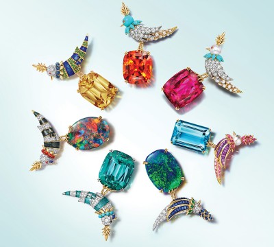 مجموعة Rainbow Bird On A Rock من .Tiffany & Co: مجوهرات تجسّد الحريّة