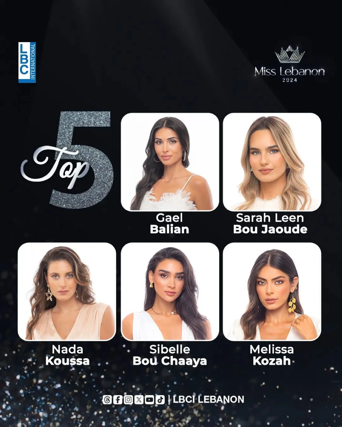 وصيفات ملكة جمال لبنان 2024 miss lebanon 2024