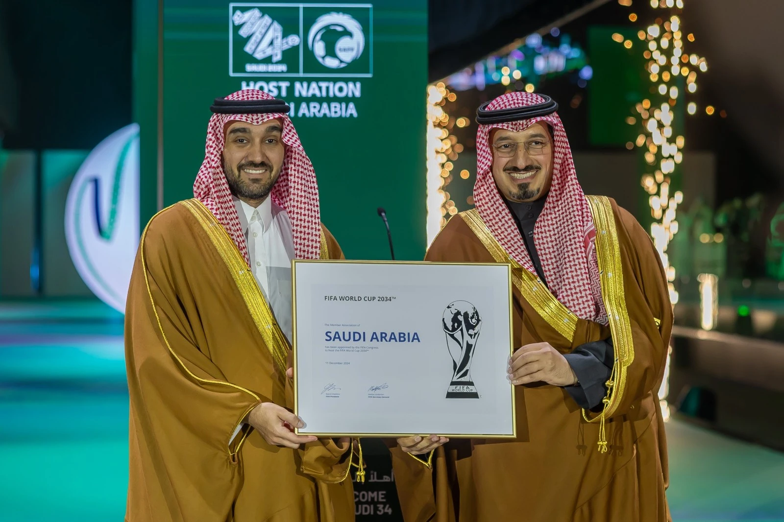 السعودية تستضيف مونديال 2034