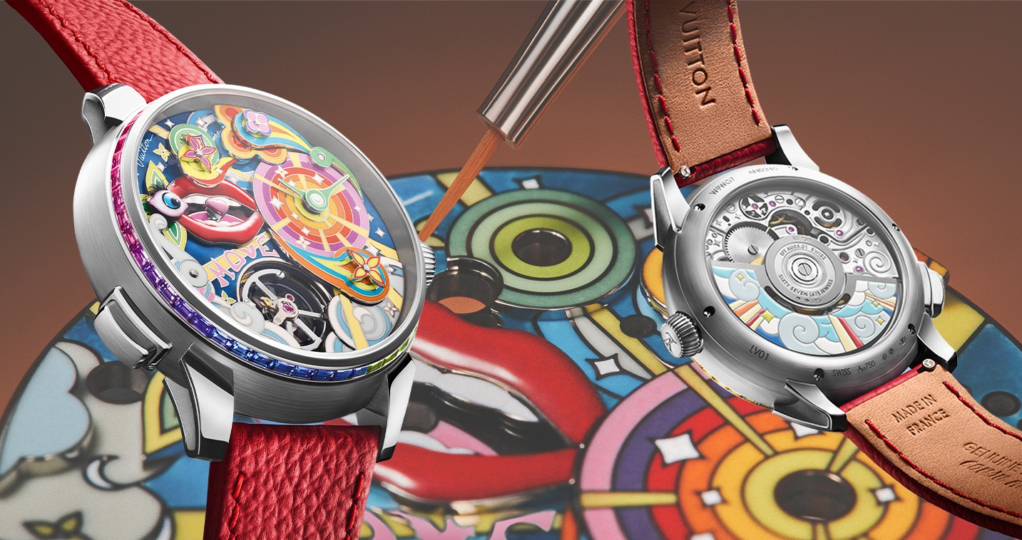 ساعة Tambour Taiko Arty Automata من Louis Vuitton... إعادة تعريف للفخامة العصريّة