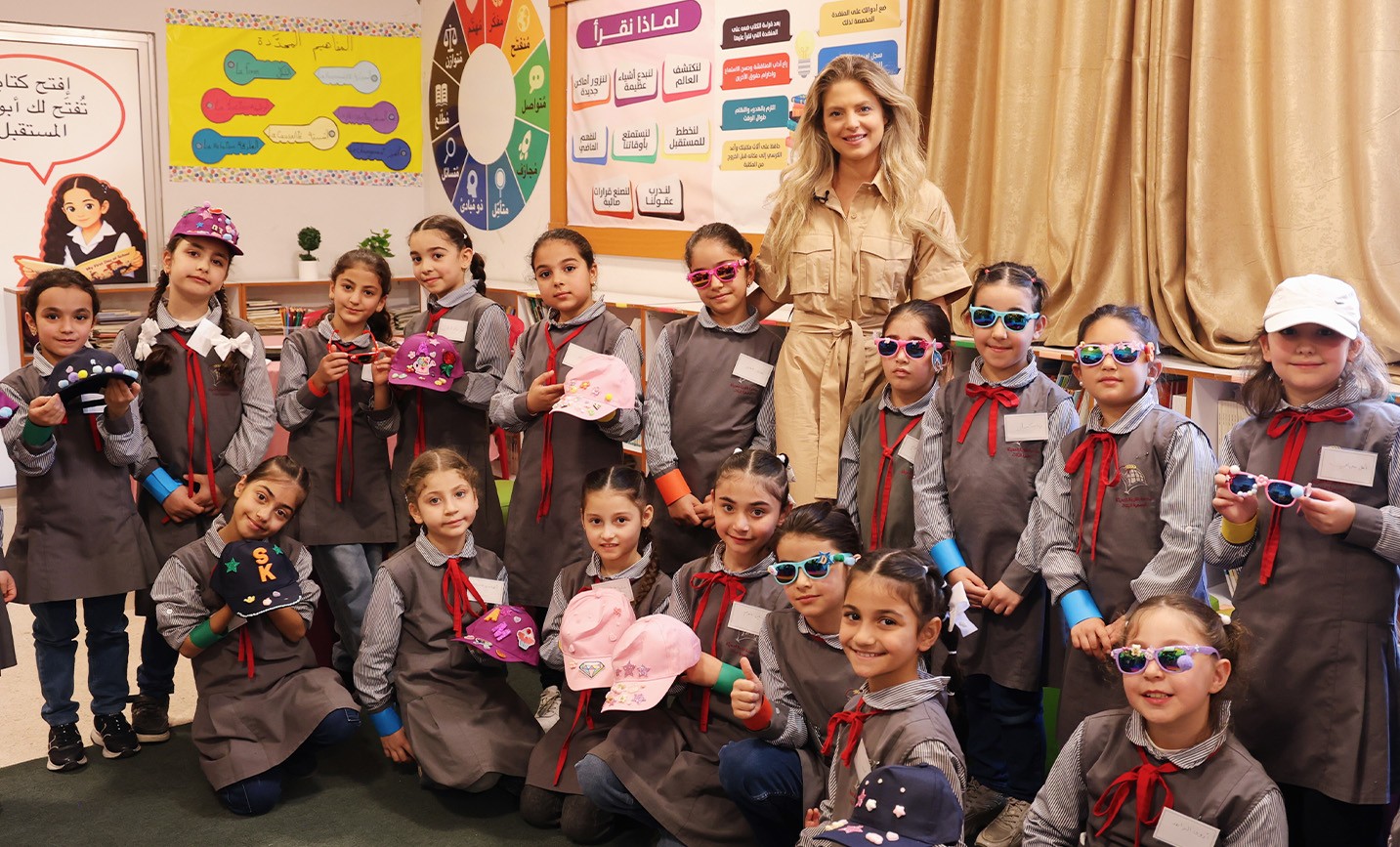 حين تصبح المدرسة مساحة للأمل... Christina Saab في زيارة إلى مدرسة المربيّة سعاد المصري للبنات الرسميّة