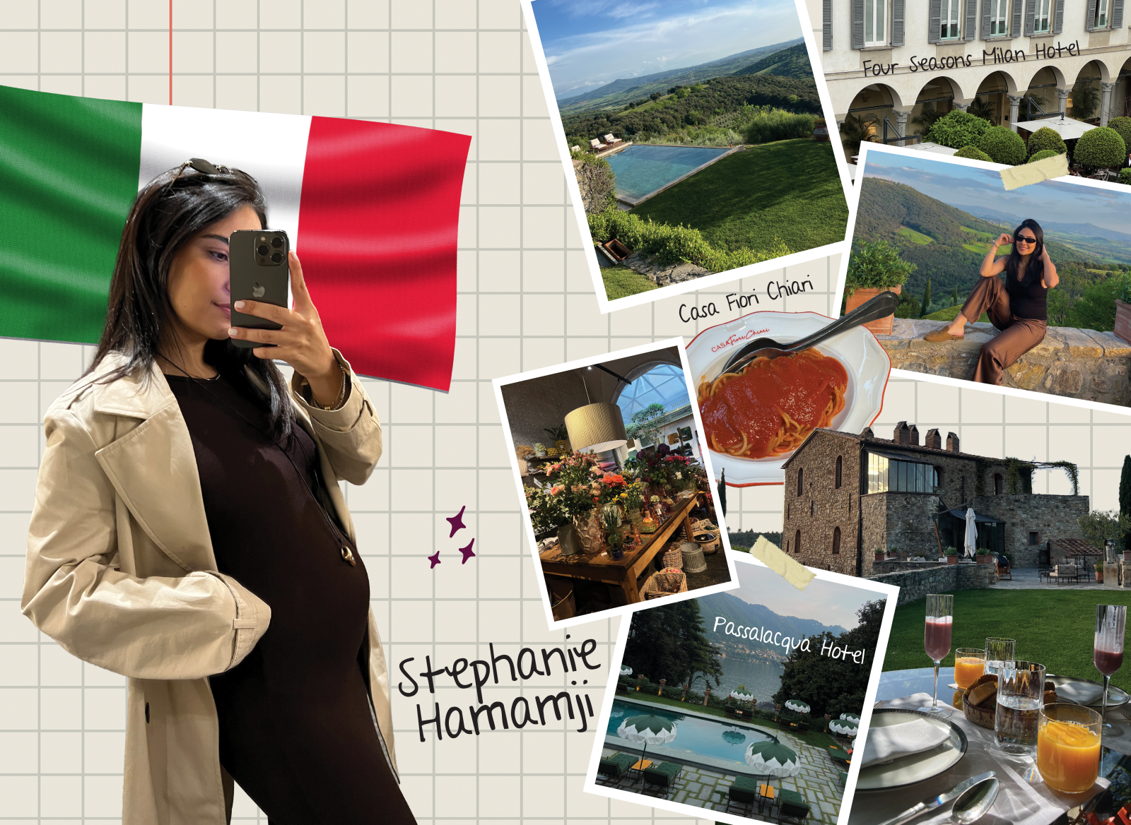 هكذا عاشت Stephanie Hamamji أيّام الـBabymoon في شمال إيطاليا!