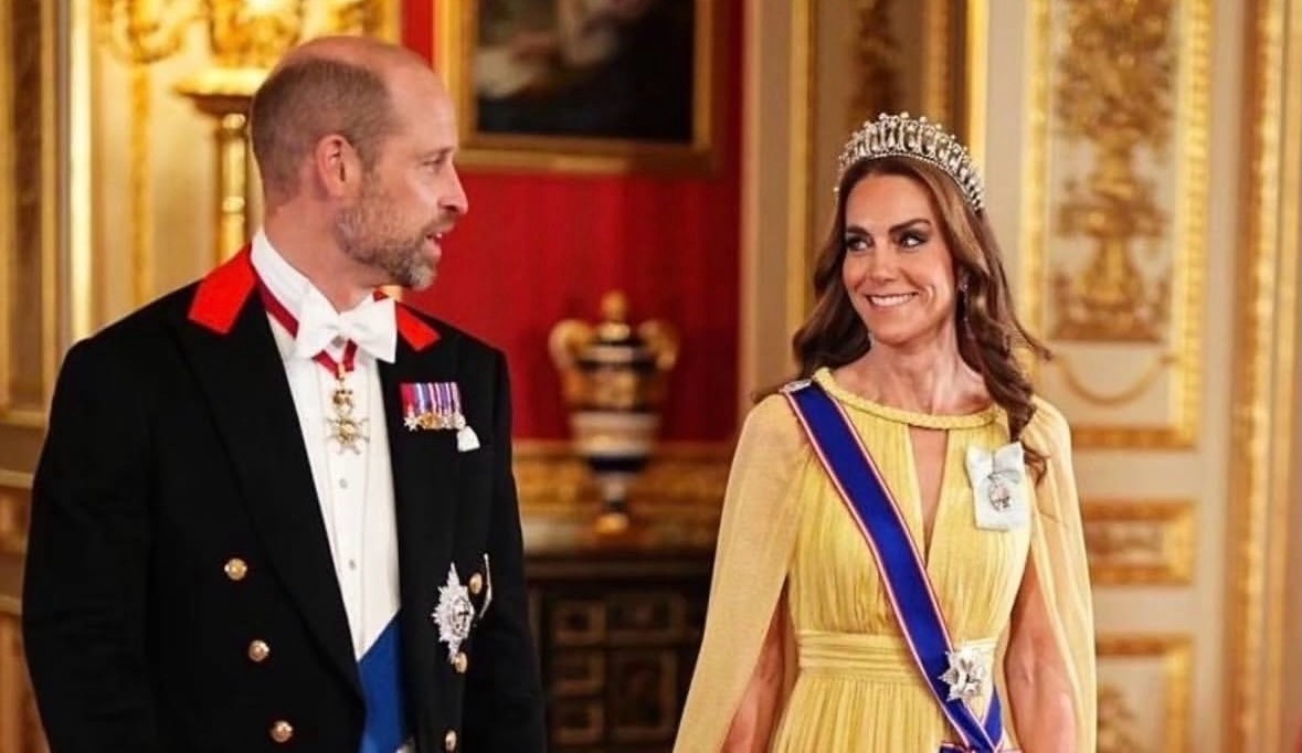 Kate Middleton تتألّق بتاج الأميرة ديانا وفستان من توقيع Elie Saab