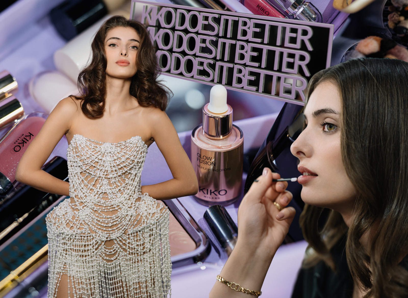 من منصّات أسبوع دبي للموضة إلى إطلالتكِ: أعيدي ابتكار مكياج العارضات مع Kiko Milano