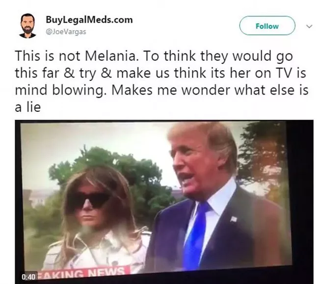 هل تستعين Melania Trump بامرأة أخرى لتنتحل شخصيّتها؟