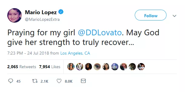 كيف تفاعل مشاهير هوليوود مع خبر نقل Demi Lovato إلى المستشفى؟