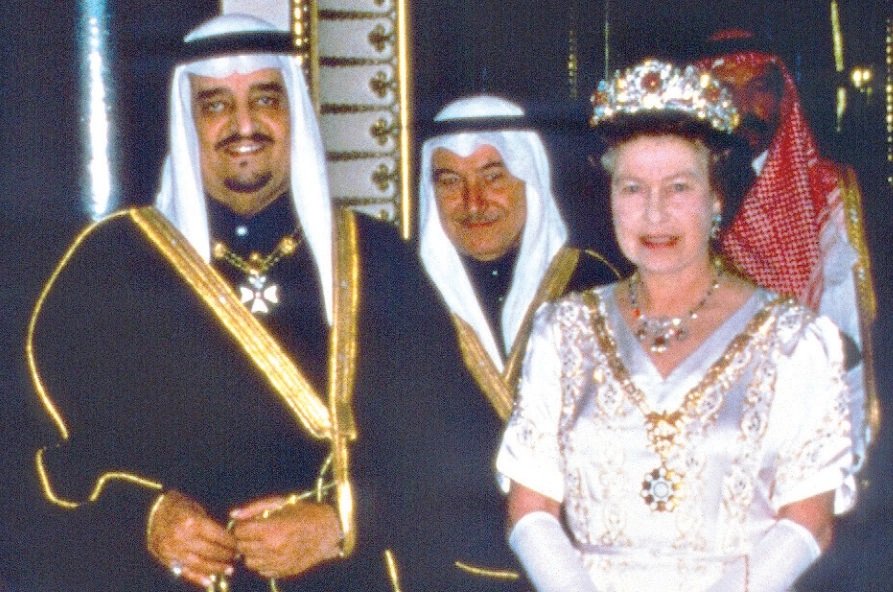 الملكة اليزابيث في السعودية