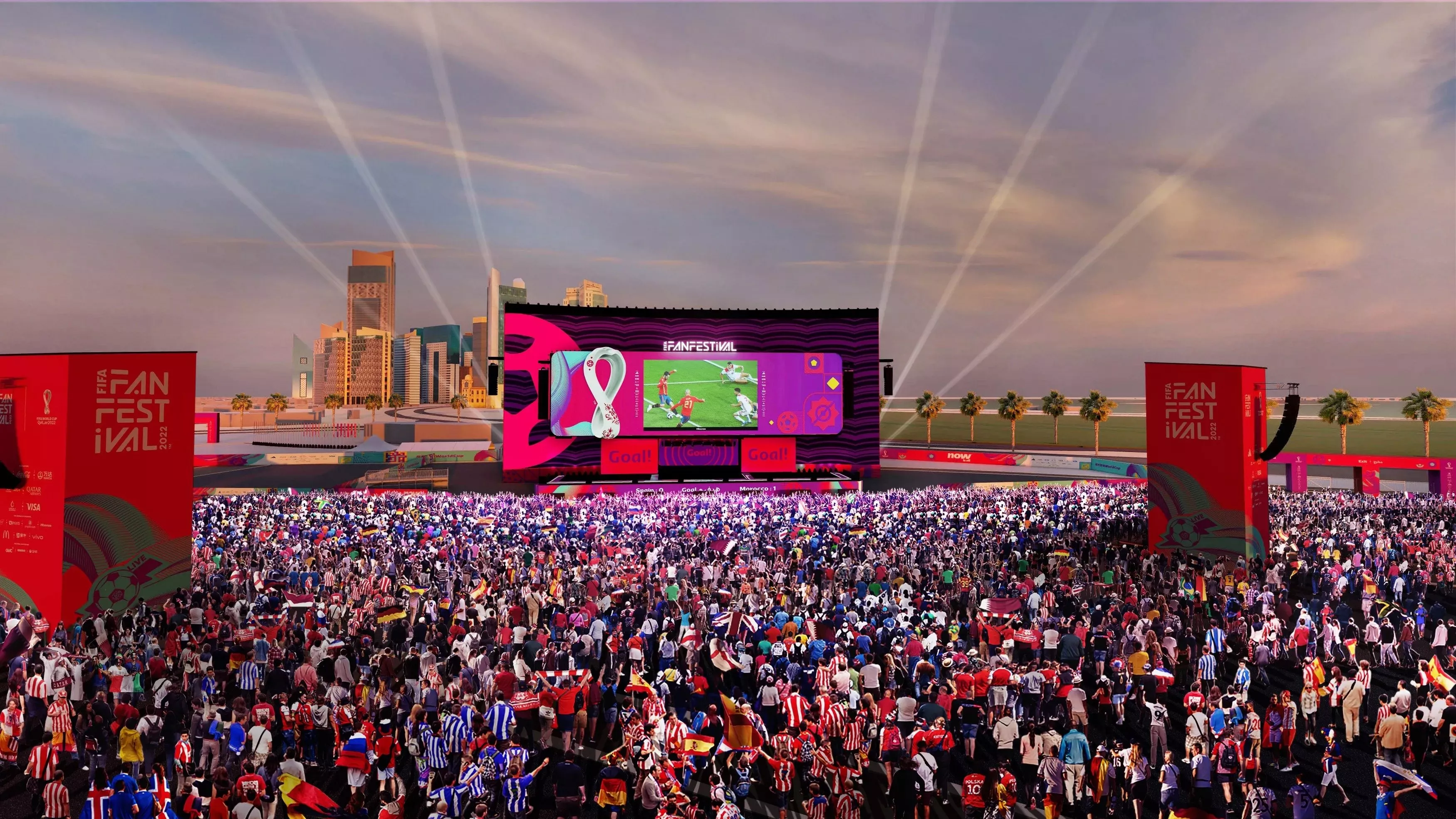 فيفا تختار دبي لاستضافة مهرجان جماهير مونديال 2022