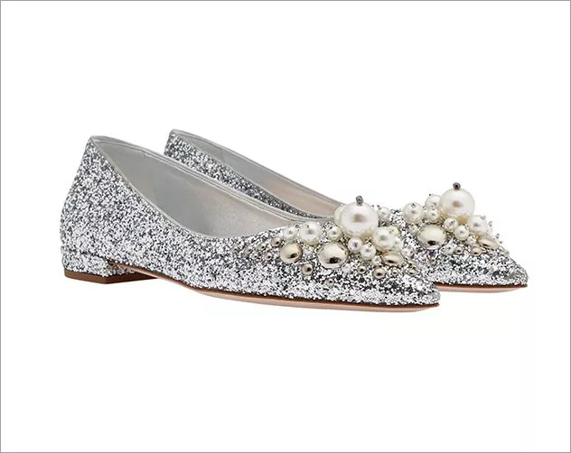 أجمل الأحذية المسطّحة لكلّ مَن تبحث عن الراحة يوم زفافها في العام 2018