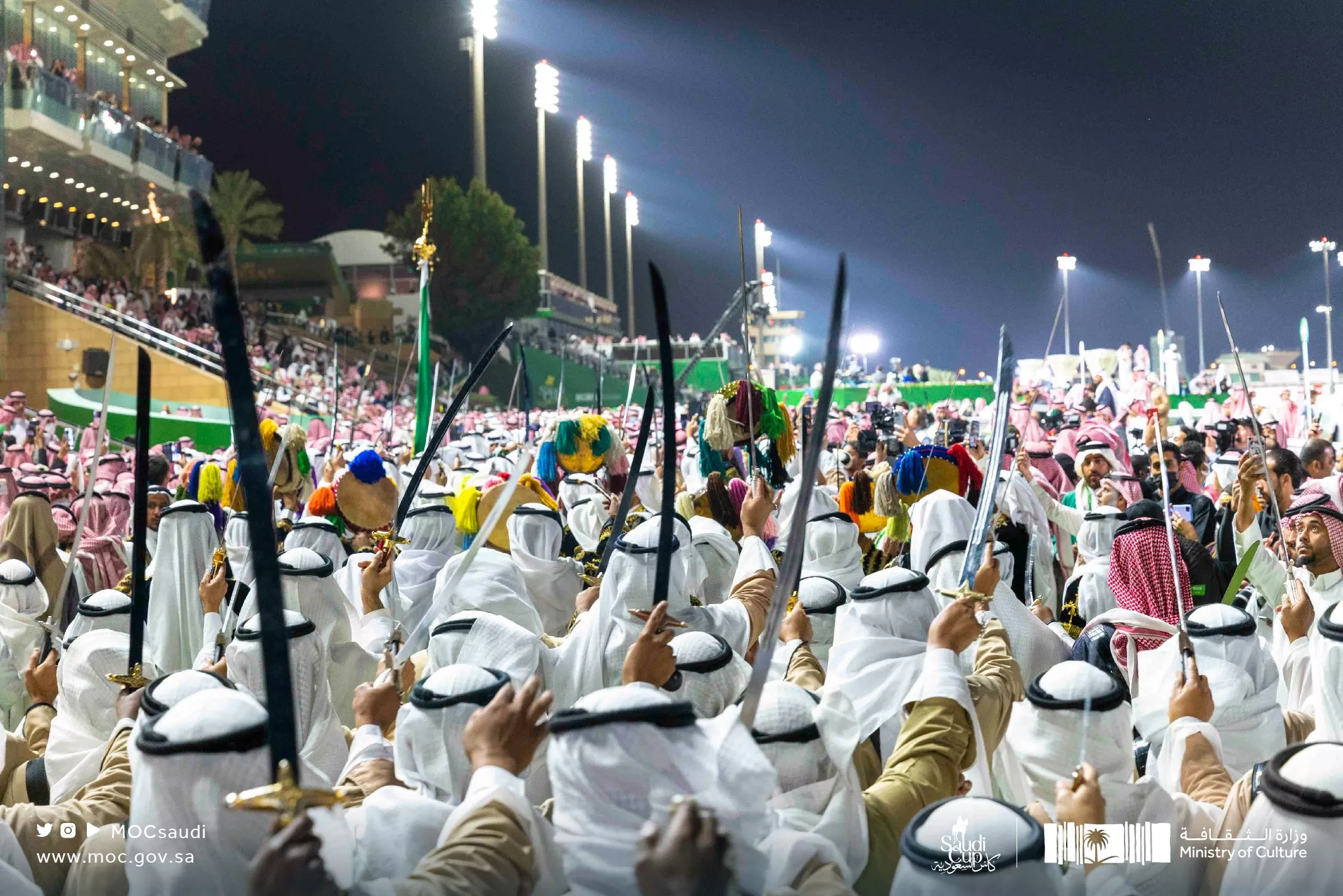 صور وفيديوهات احتفالات كاس السعودية لسباق الخيل 2022