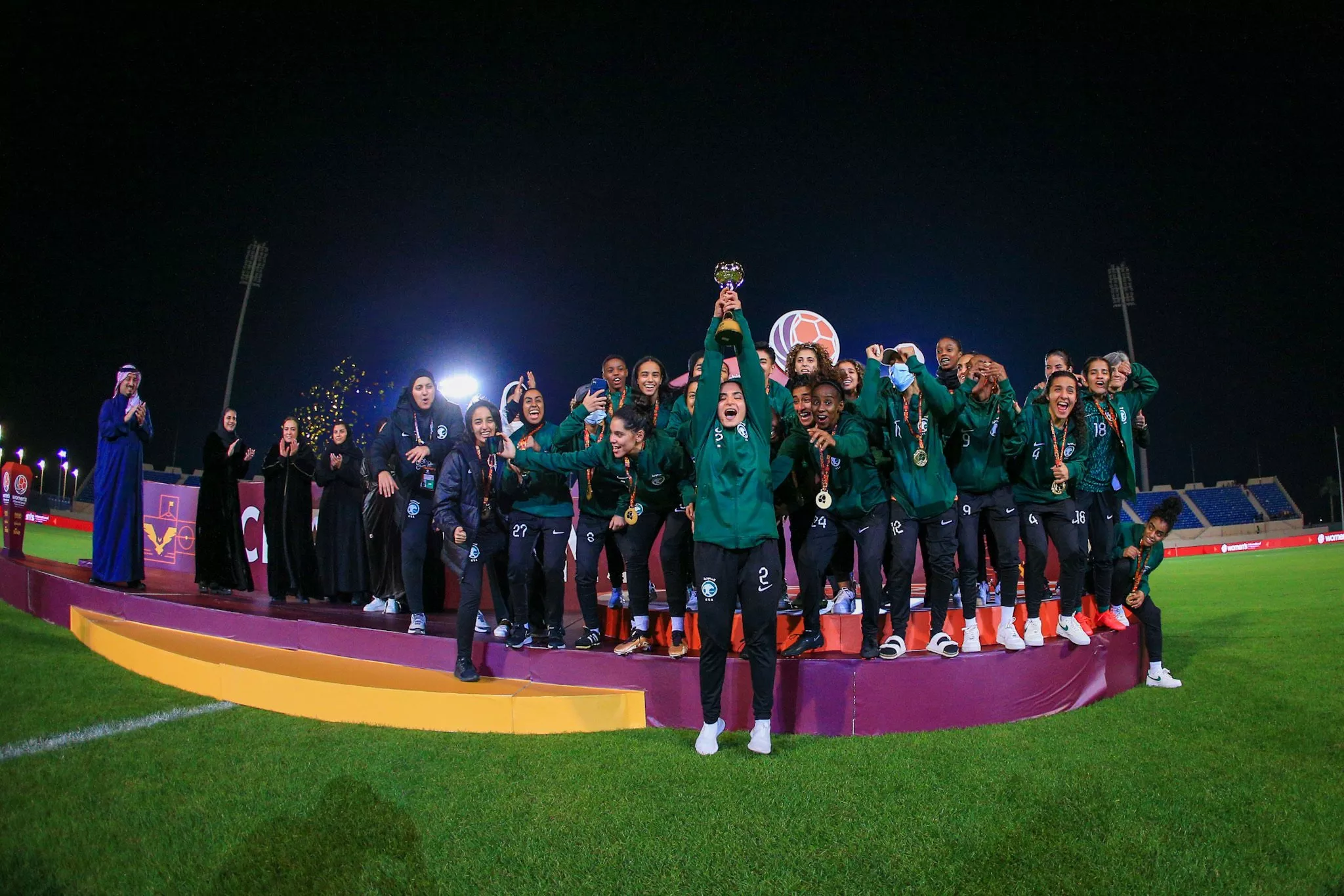 المنتخب السعودي للسيدات في كرة القدم يفوز في أول بطولة دولية له