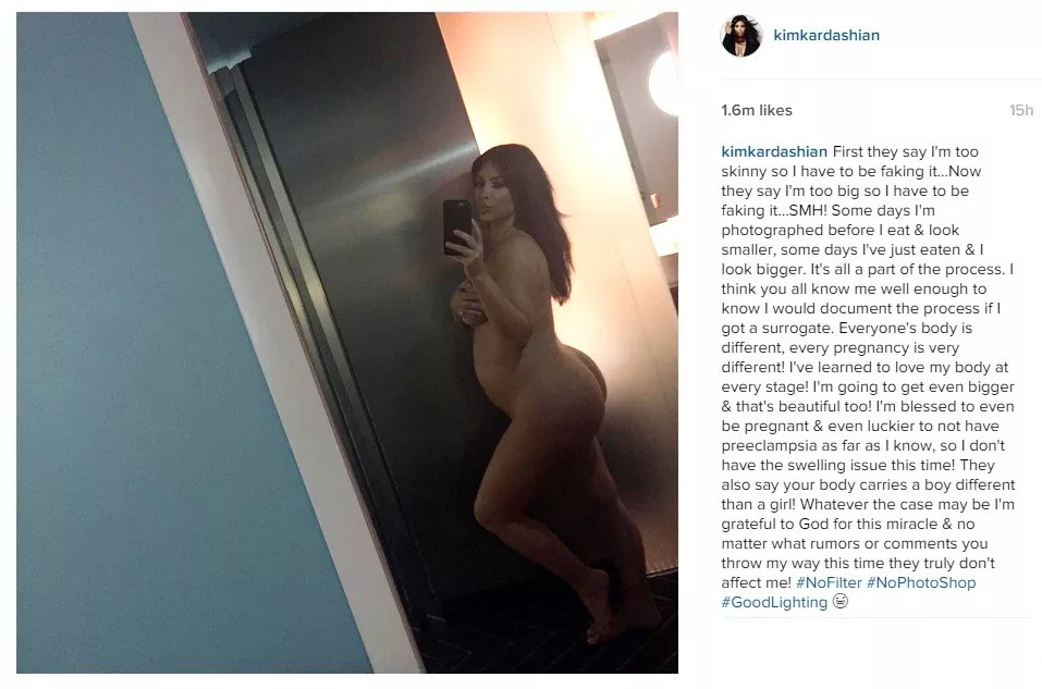 Kim Kardashian تضع الكارهين عند حدّهم بنشر صورتها عارية