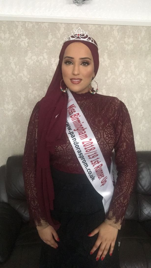 ماريا محمد مسابقة ملكة جمال إنكلترا حجاب