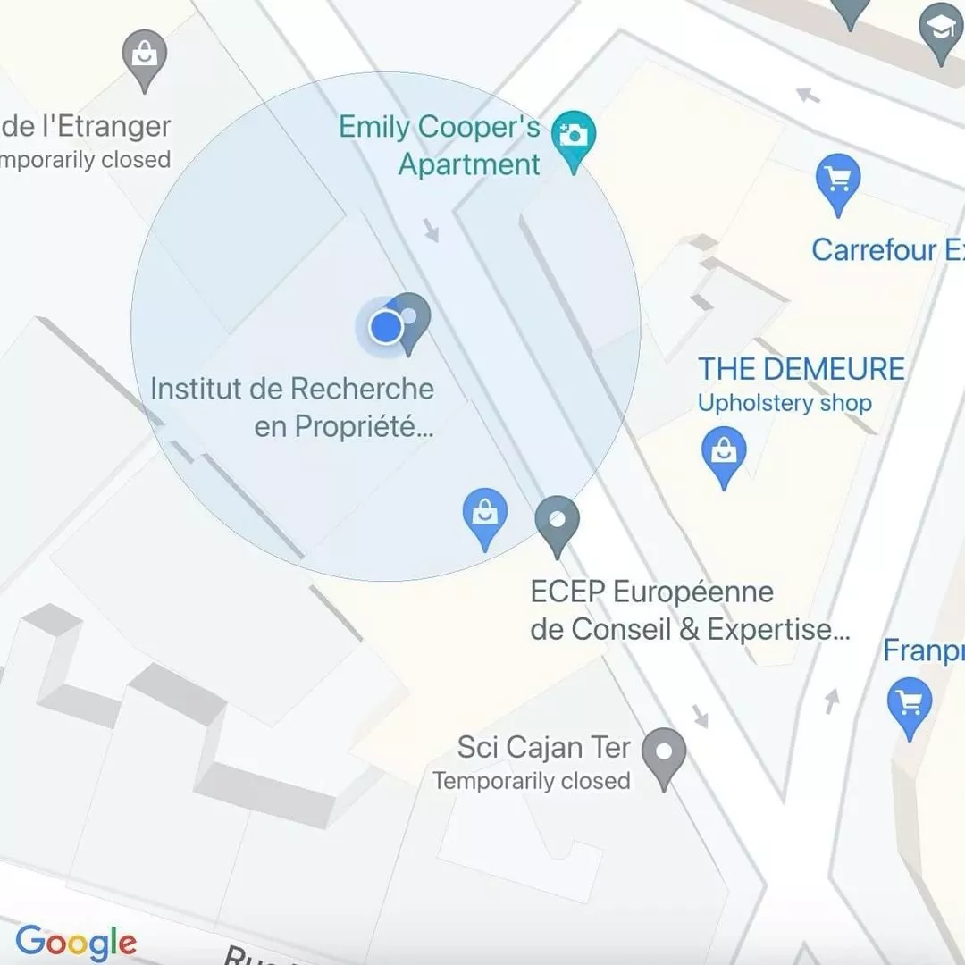 غوغل يغيّر في خرائطه بسبب مسلسل Emily In Paris