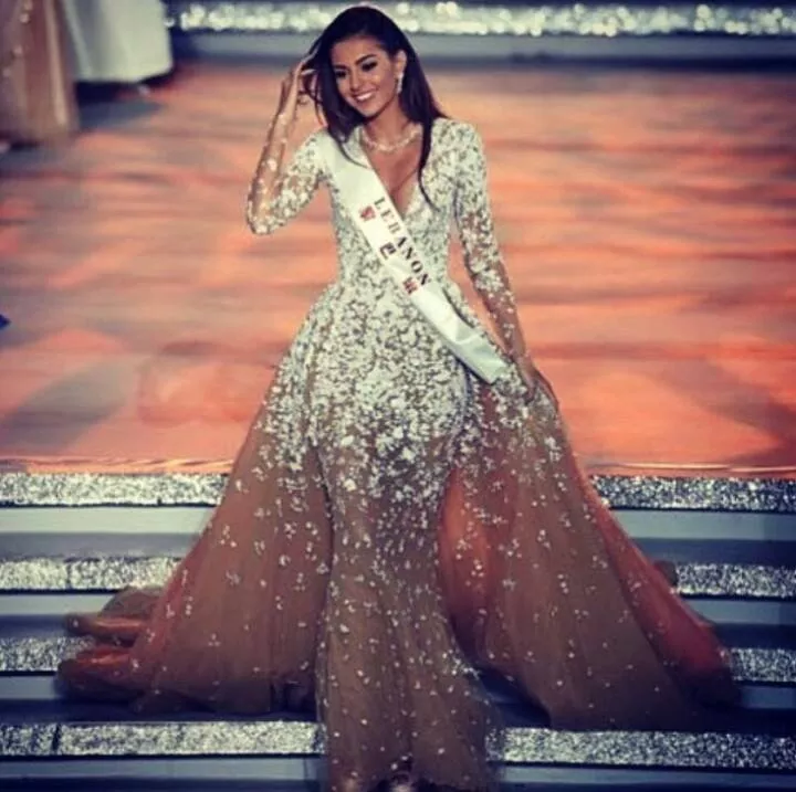 ملكة جمال لبنان تفوز بلقب ملكة جمال العالم على طريقتها الخاصة