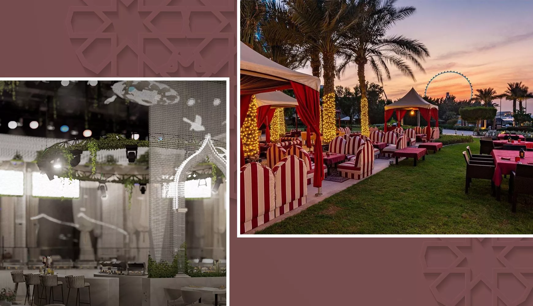 أبرز الخيم الرمضانية في دبي لجلسات مميّزة مع العائلة والأصدقاء