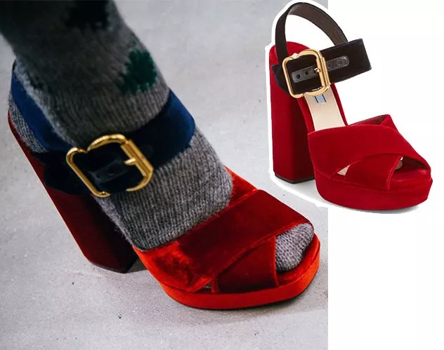 حذاء الأسبوع: صندال Prada عمليّ وملفت بألوانه وقصّته