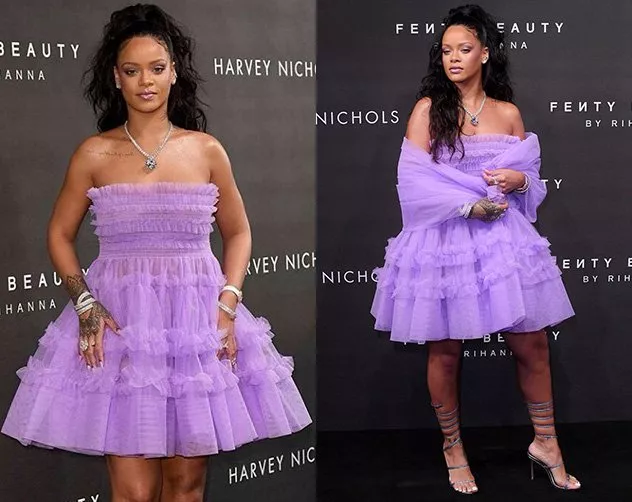 Rihanna لا تتخلّى عن فستان التول من Molly Goddard: بصمة أنثوية لا تشبه إطلالاتها المشاكسة