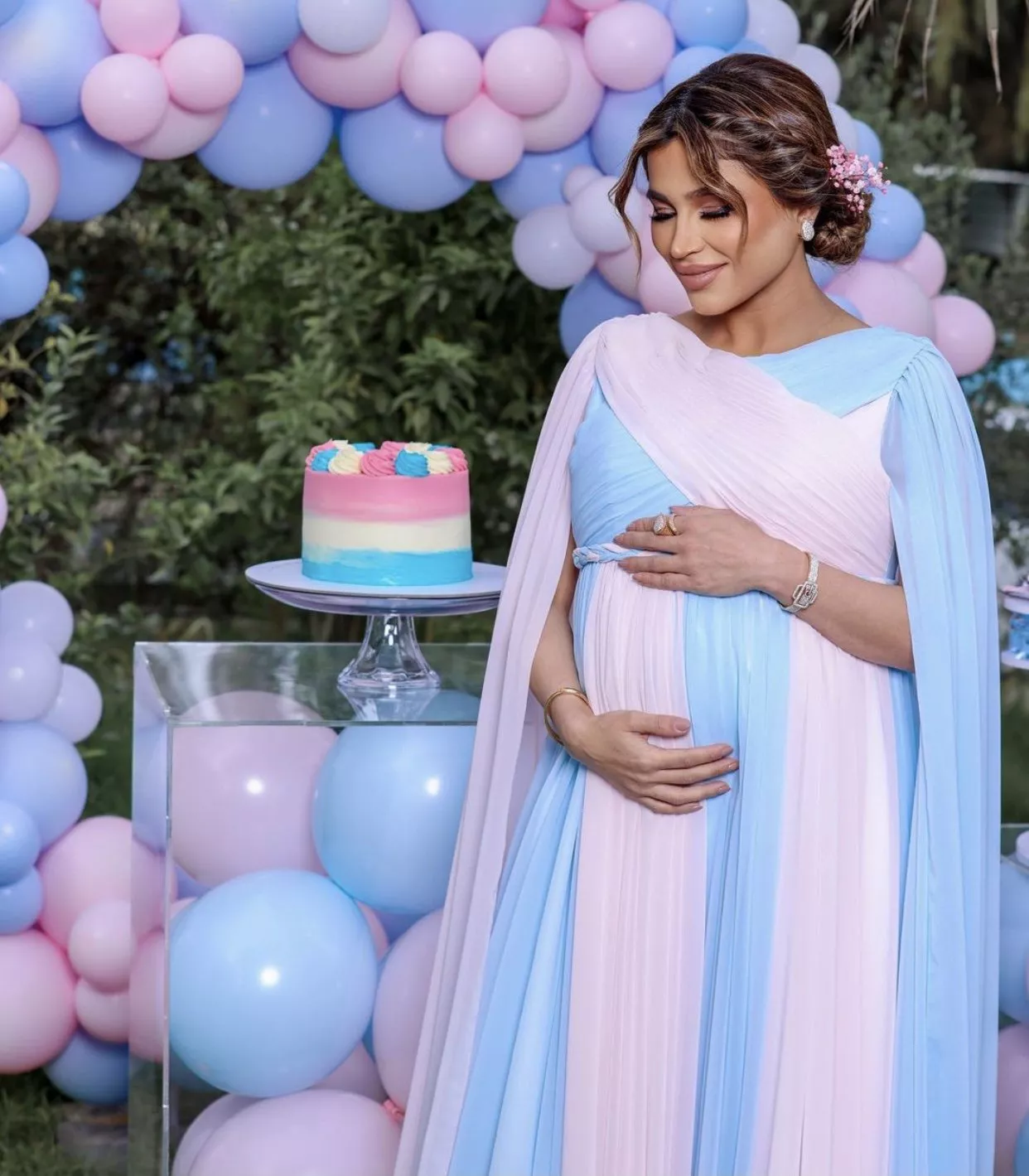 بالصور والفيديوهات، نهى نبيل تكشف عن جنس مولودها الرابع في يوم عيد الأم
